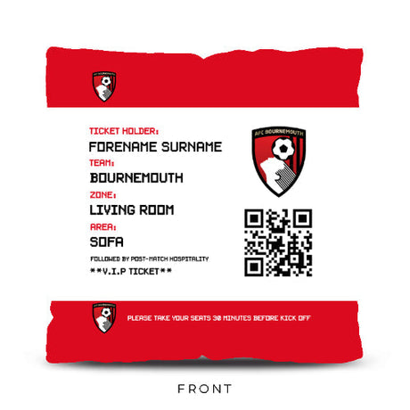 Personalised Bournemouth FC 18’’ Cushion: 1 - Cushions By Bournemouth