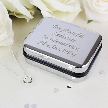 Personalised Heart Necklace in Custom Box: 1 - Necklaces By Gift Moments