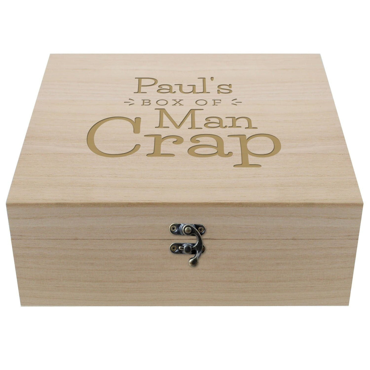 Personalised Large Wooden Keepsake Storage Box: 5 - Keepsake Boxes By Gift Moments