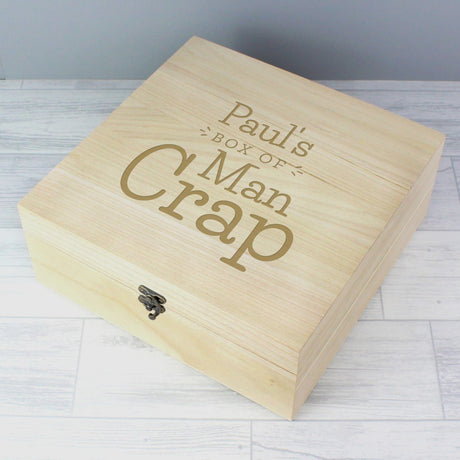 Personalised Large Wooden Keepsake Storage Box: 3 - Keepsake Boxes By Gift Moments