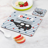 Personalised Boy’s Placemat and Coaster Set: 14 - Placemats By Gift Moments