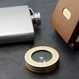 Personalised Brass Travel Compass & Wooden Box: 8 - Compasses By Gift Moments