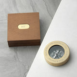 Personalised Brass Travel Compass & Wooden Box: 7 - Compasses By Gift Moments