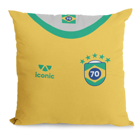 Personalised Brazil Pele Legend Cushion 18’’: 1 - Cushions By Brazil