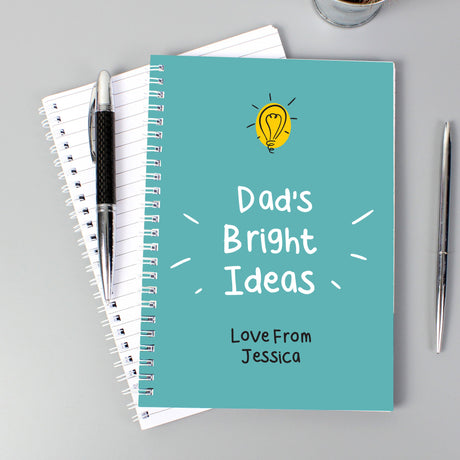 Personalised A5 Bright Ideas Notebook: 1 - Notebooks By Gift Moments