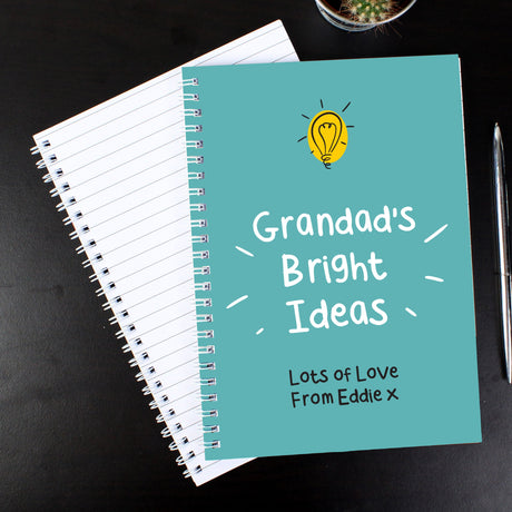 Personalised A5 Bright Ideas Notebook: 2 - Notebooks By Gift Moments