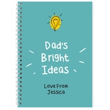 Personalised A5 Bright Ideas Notebook: 4 - Notebooks By Gift Moments