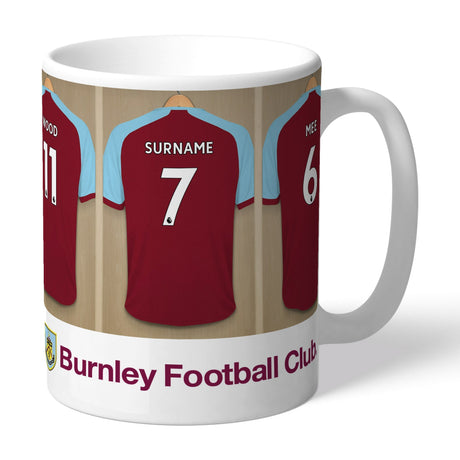 Personalised Burnley FC Dressing Room Mug: 1 - Mugs By Burnley