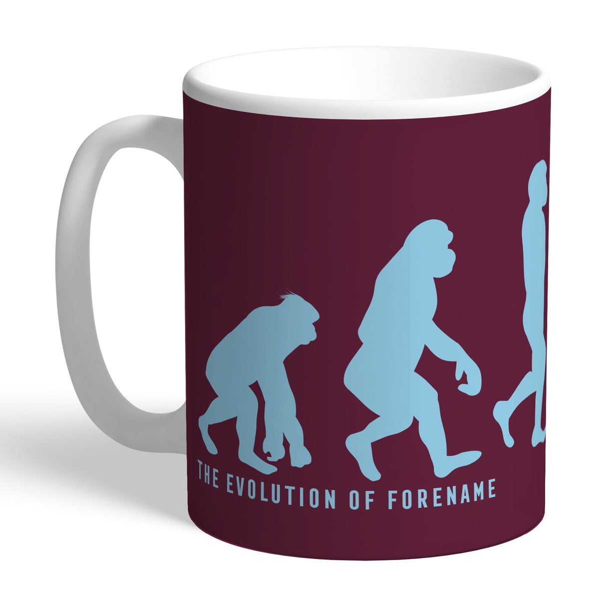 Personalised Burnley FC Evolution Mug: 1 - Mugs By Burnley