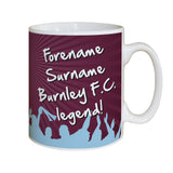 Personalised Burnley FC Legend Mug: 1 - Mugs By Burnley