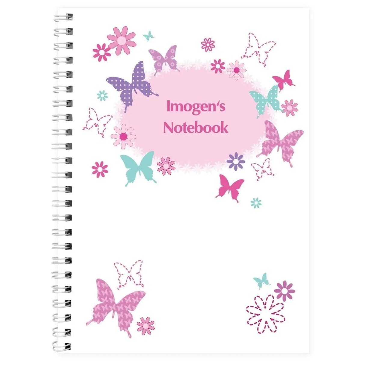 Personalised Butterfly A5 Notebook: 1 - Notebooks By Gift Moments