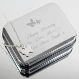 Personalised Butterfly Box & Necklace Set: 3 - Necklaces By Gift Moments