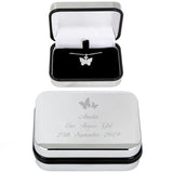 Personalised Butterfly Box & Necklace Set: 4 - Necklaces By Gift Moments