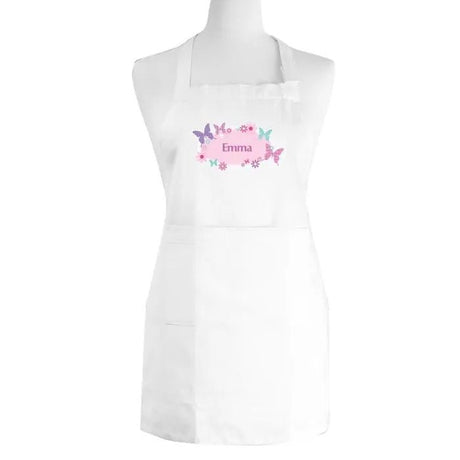 Personalised Butterfly Kids Apron: 4 - Aprons By Gift Moments