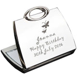 Personalised Butterfly Handbag Compact Mirror: 2 - Compact Mirrors By Gift Moments