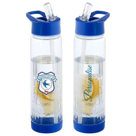 Cardiff City FC Crest Infuser Sport Bottle: 1 - Water Bottles By Cardiff City