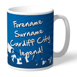 Cardiff City FC Personalised Legend Mug: 1 - Mugs By Cardiff City