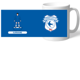 Personalised Cardiff City Subbuteo Mug: 2 - Mugs By Cardiff City