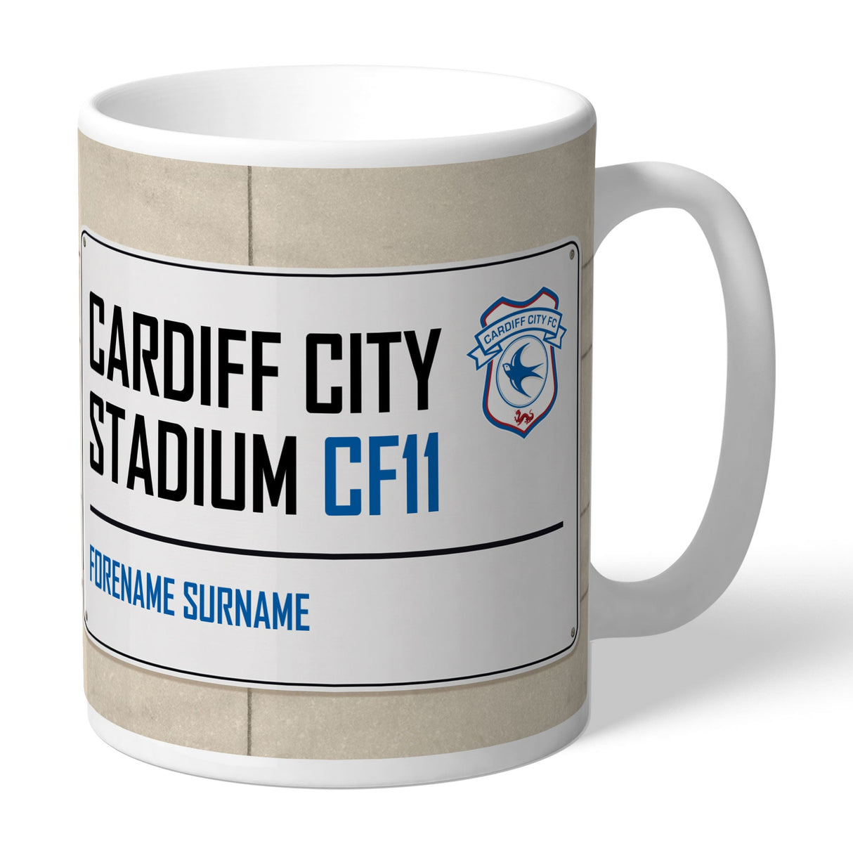 Personalised Cardiff City FC Mug: 1 - Mugs By Cardiff City