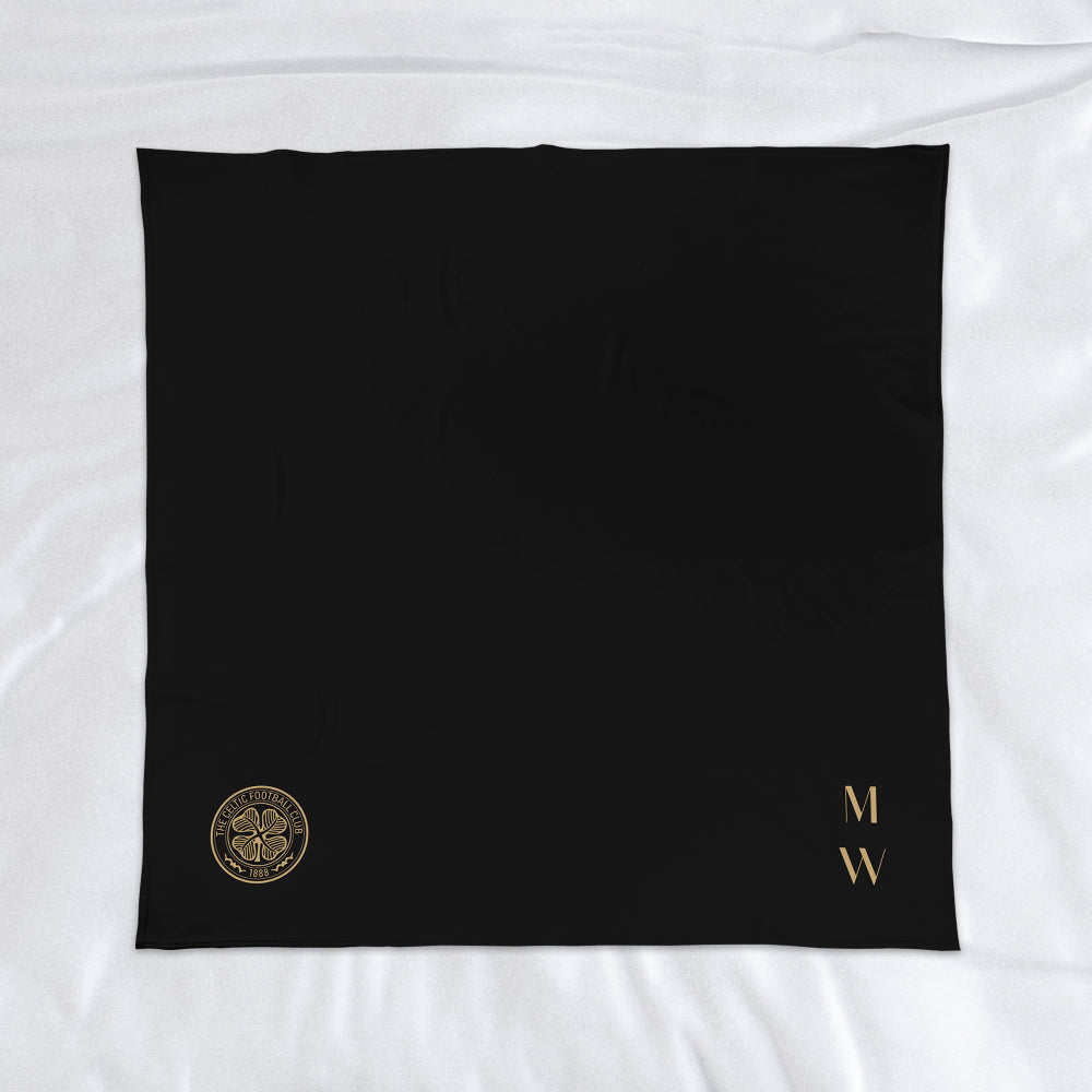 Personalised Celtic FC Initials Fleece Blanket: 1 - Blankets By Celtic