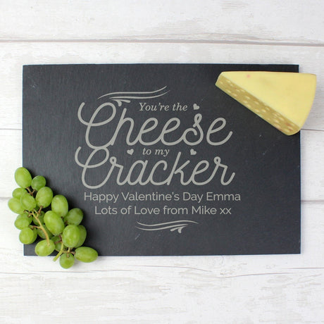 Personalised Slate Cheese Board: 1 - Cheese Boards By Gift Moments