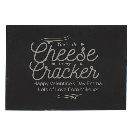 Personalised Slate Cheese Board: 4 - Cheese Boards By Gift Moments