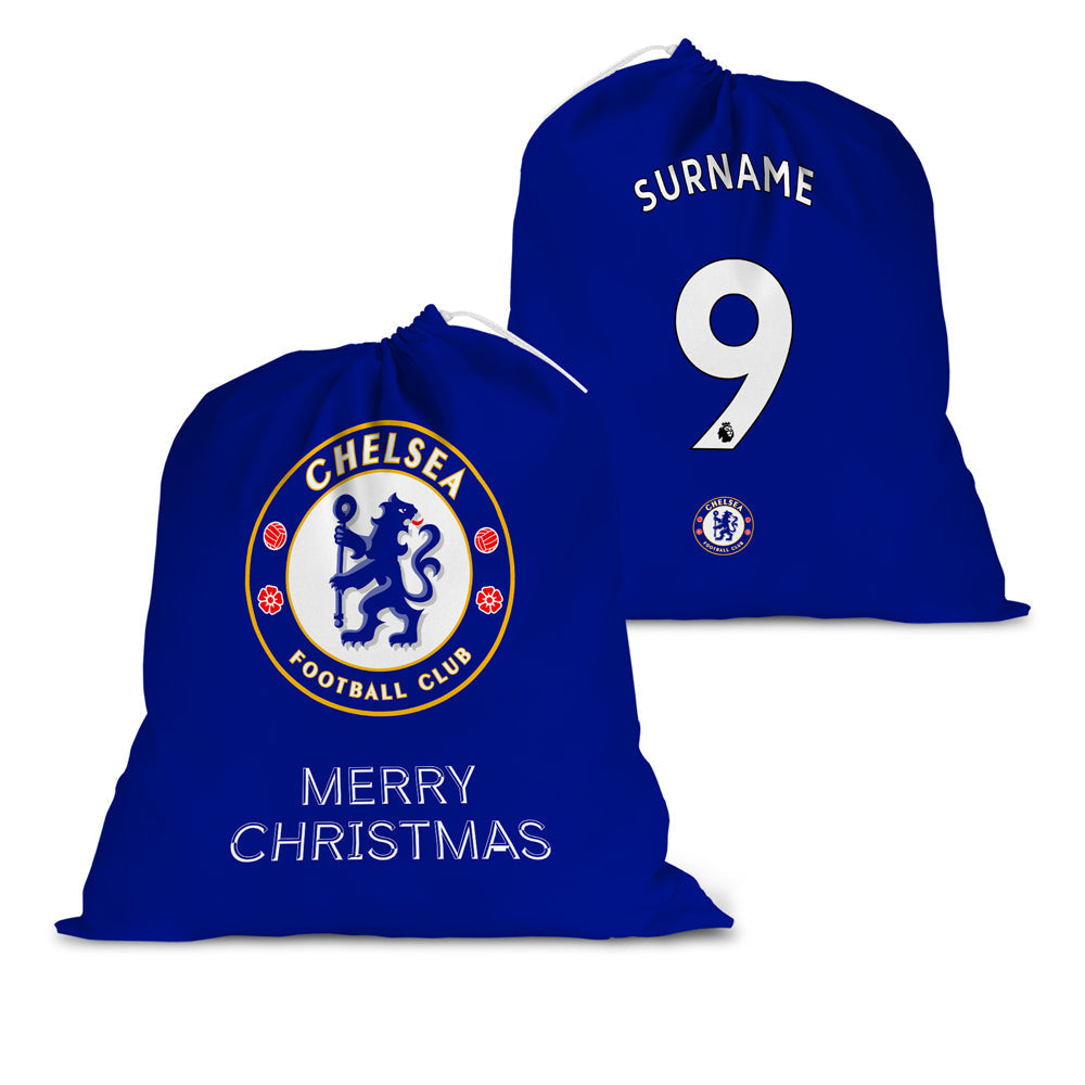 Personalised Chelsea FC Santa Sack: 1 - Christmas By Chelsea