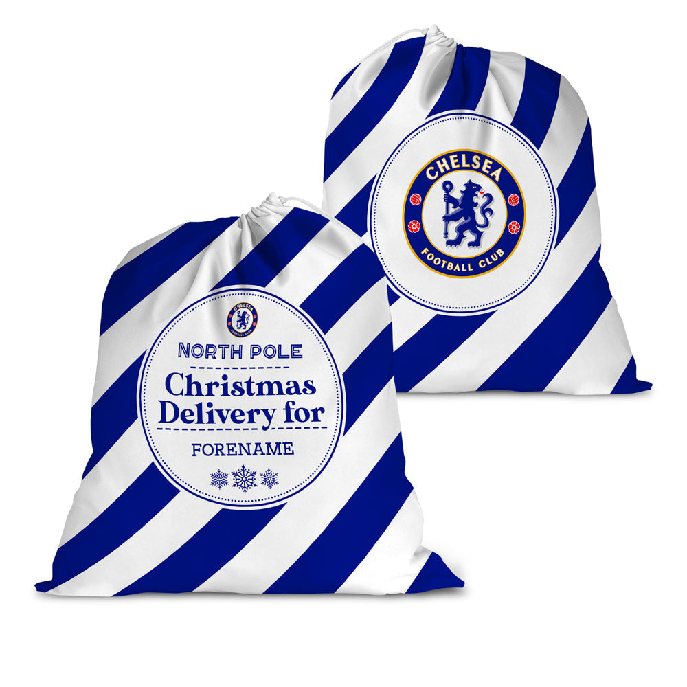 Personalised Chelsea FC Christmas Delivery Sack: 1 - Christmas By Chelsea