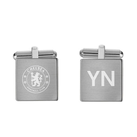 Personalised Chelsea FC Crest Cufflinks: 1 - Cufflinks & Tie Slides By Chelsea