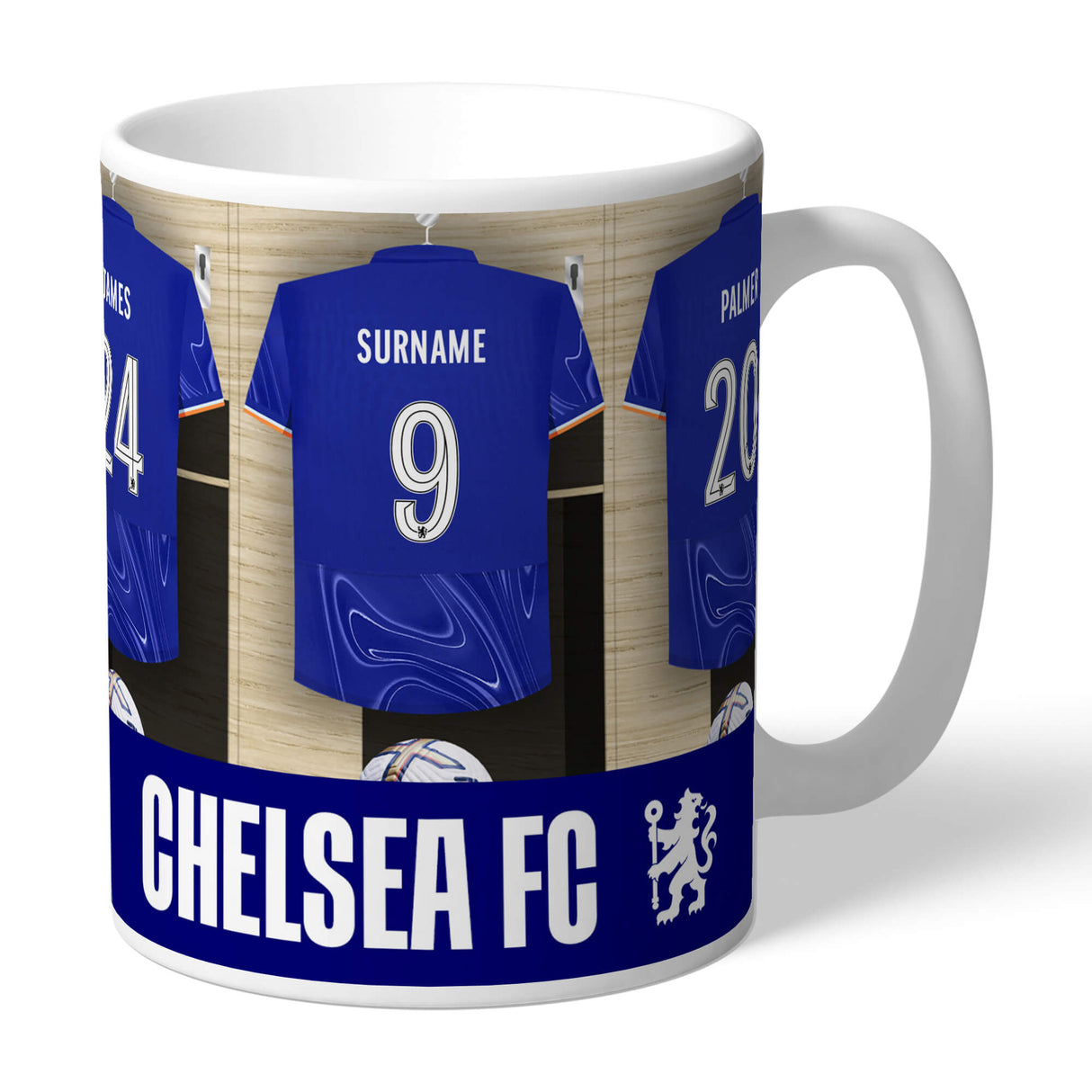 Personalised Chelsea FC Dressing Room Mug: 1 - Mugs By Chelsea