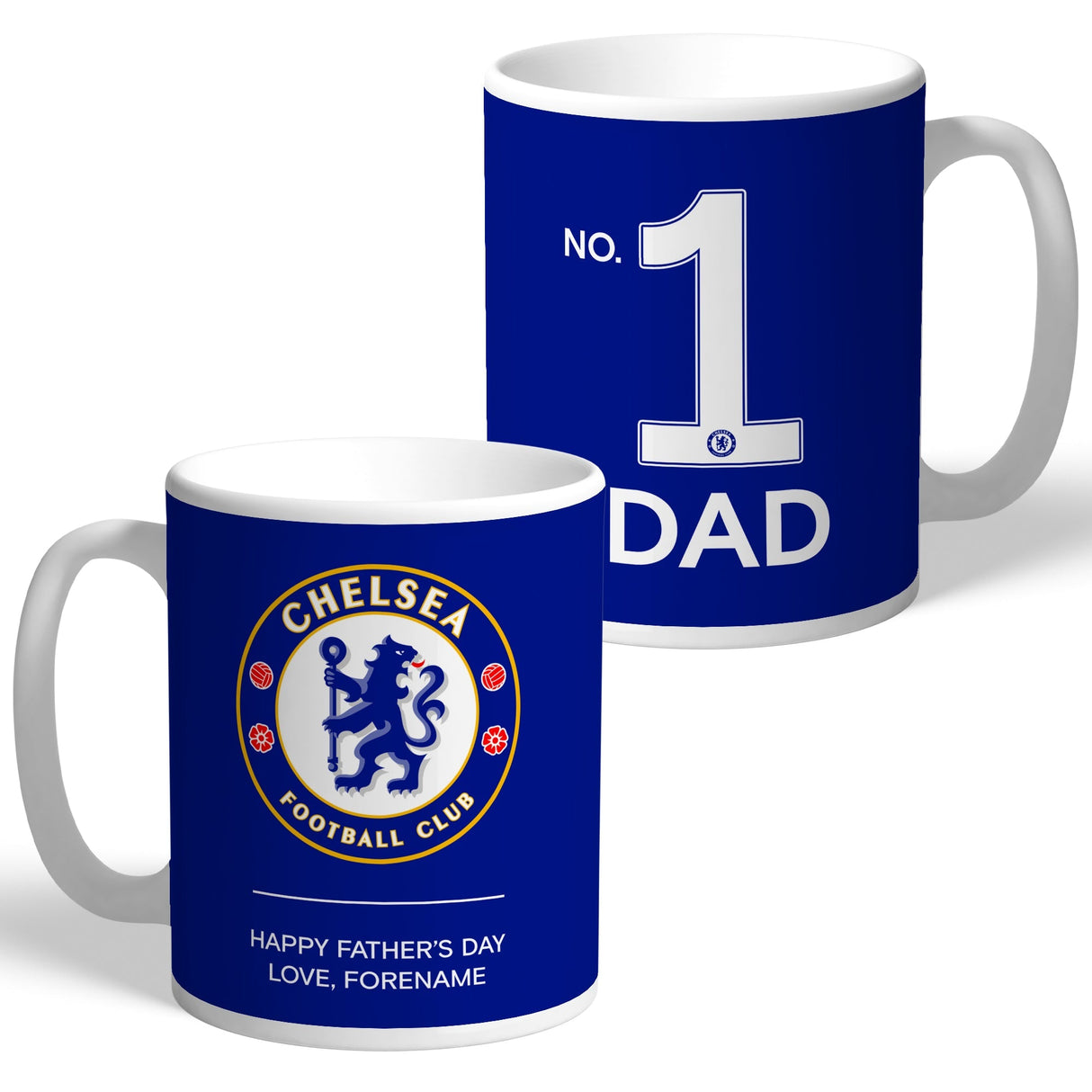 Personalised Chelsea FC Dad Mug: 1 - Mugs By Chelsea