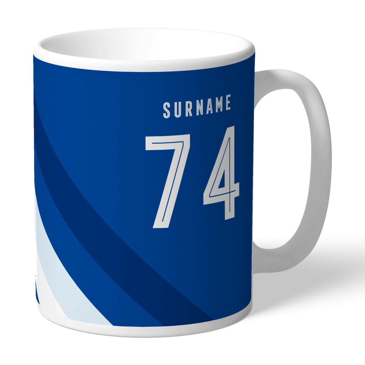 Personalised Chelsea FC Stripe Mug: 1 - Mugs By Chelsea