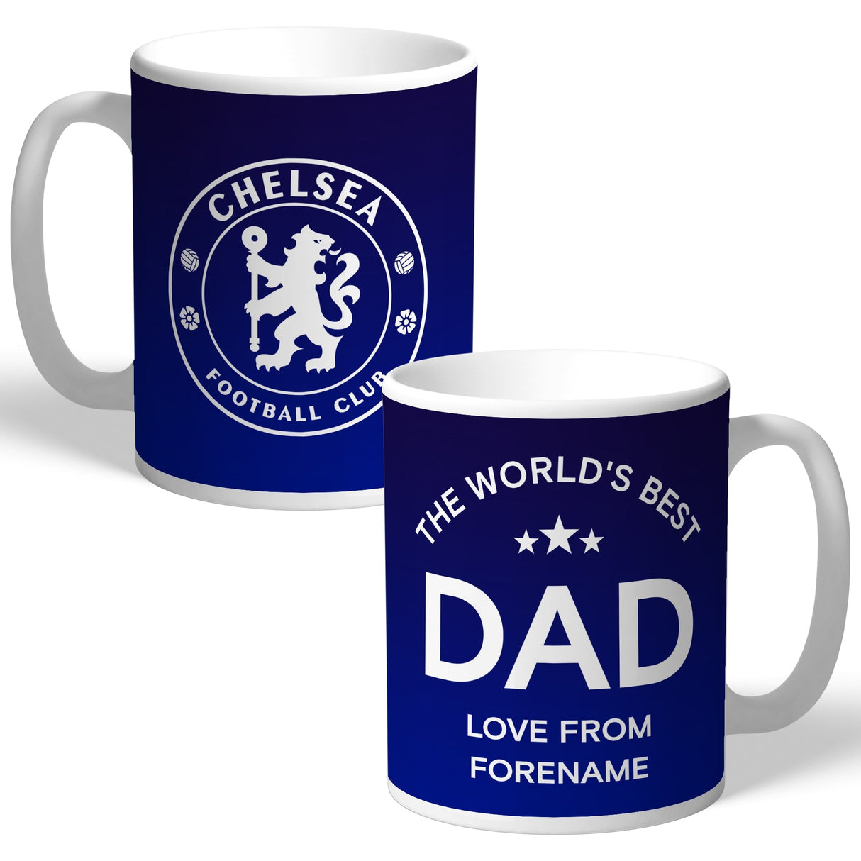 Personalised Chelsea FC Dad Mug: 1 - Mugs By Chelsea