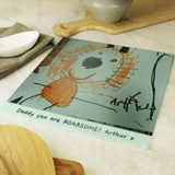 Personalised Children’s Drawing Glass Chopping Board: 3 - Chopping Boards By Gift Moments