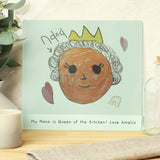 Personalised Children’s Drawing Glass Chopping Board: 1 - Chopping Boards By Gift Moments