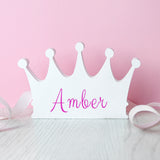 Personalised Girls Princess Crown Ornament Default Title - Ornaments at Gift Moments