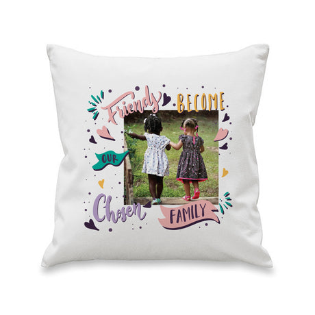 Personalised Chosen Family Photo Cushion: 2 - Cushions By Gift Moments