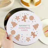 Personalised Christmas Cookies Cake Tin: 1 - Storage By Gift Moments