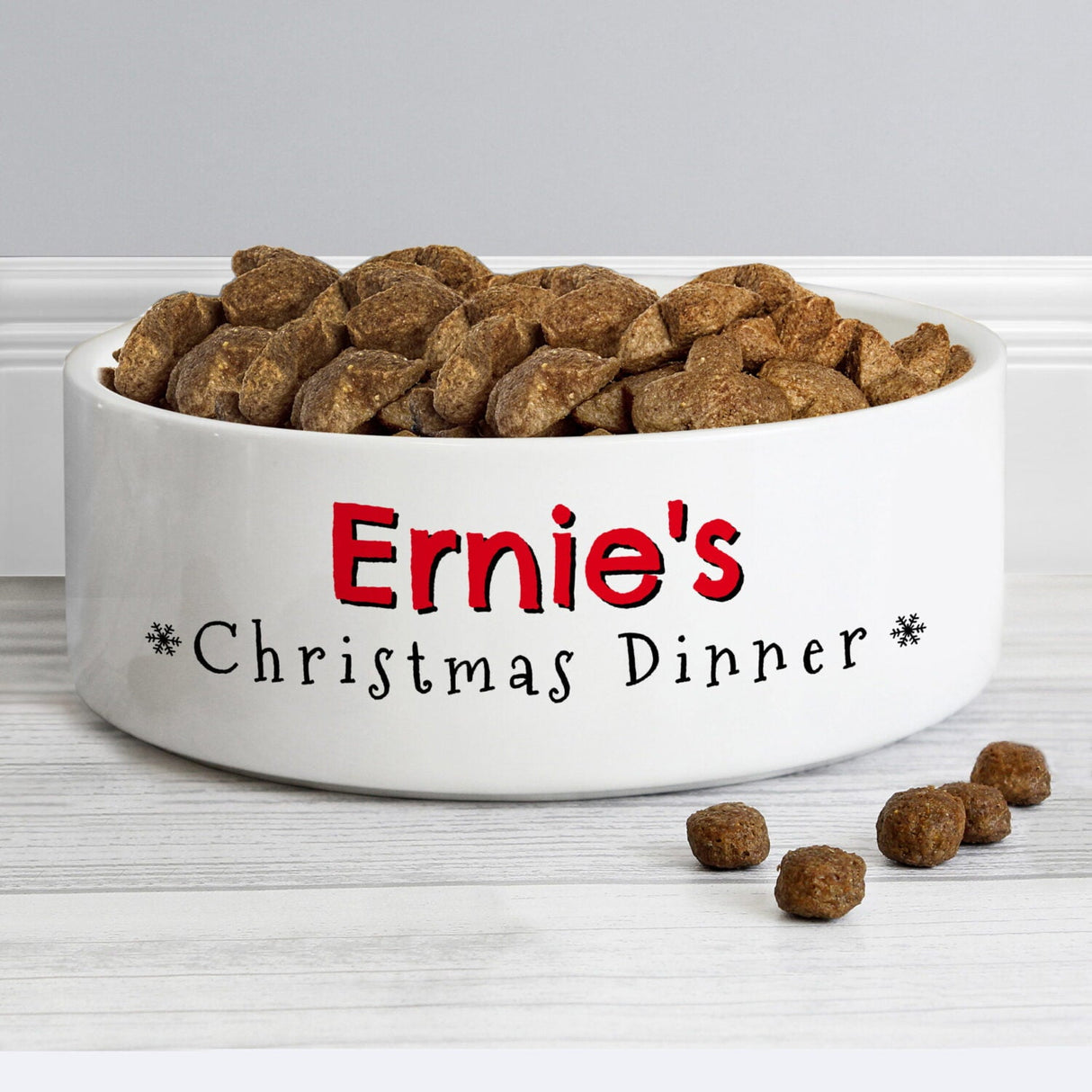 Personalised Christmas Dinner Pet Bowl 14cm: 2 - Pet Products By Gift Moments