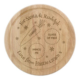 Personalised Christmas Eve Mince Pie Board: 4 - Christmas Decorations By Gift Moments