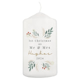 Personalised Christmas Foliage Candle: 5 - Candles By Gift Moments