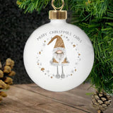 Personalised Christmas Gonk Hanging Bauble: 3 - Christmas Baubles By Gift Moments