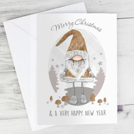 Personalised Scandinavian Gonk Christmas Card: 2 - Greeting Cards By Gift Moments