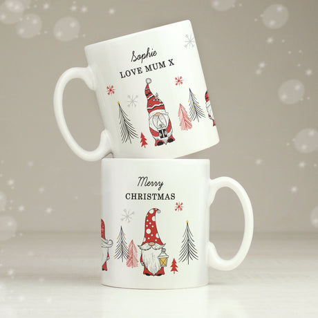 Personalised Gonk Christmas Mug: 6 - Mugs By Gift Moments