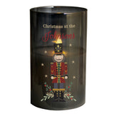 Personalised Nutcracker Smoked LED Candle: 6 - LED Lighting By Gift Moments