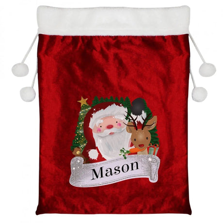 Personalised Santa Red Sack for Christmas: 3 - Christmas Sacks By Gift Moments