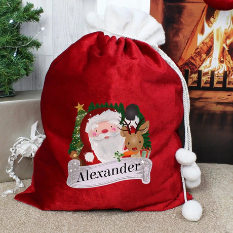 Personalised Santa Red Sack for Christmas: 1 - Christmas Sacks By Gift Moments