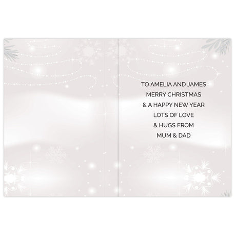 Personalised Christmas Snow Globe Greeting Card: 5 - Greeting Cards By Gift Moments