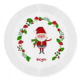 Personalised Toadstool Santa Plastic Plate: 4 - Tableware By Gift Moments