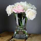 Personalised Classic Glass Vase: 3 - Vases By Gift Moments